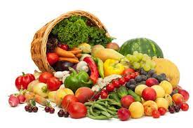 Потребление овощей и фруктов.