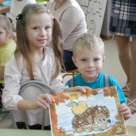 «Осенние чудеса из крупы. Ёжик Ёжка»