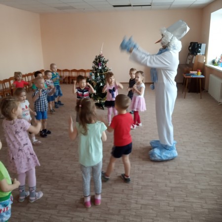 Мой забавный снеговик